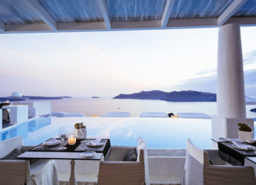 Anthos Restaurant mit Meerblick ©Katikies Kirini Santorini