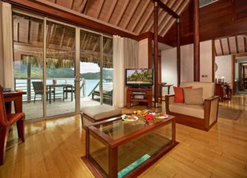 Wohnbereich ©InterContinental Bora Bora Resort Thalasso Spa