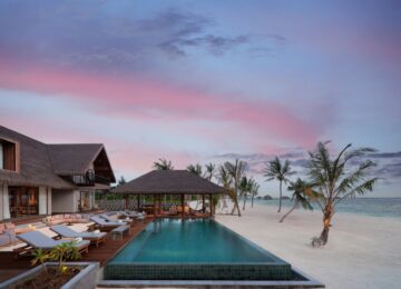 5★ Six Senses Kanuhura _Three_Bedroom_Beach_Reserve_deck_view_sunset (1)