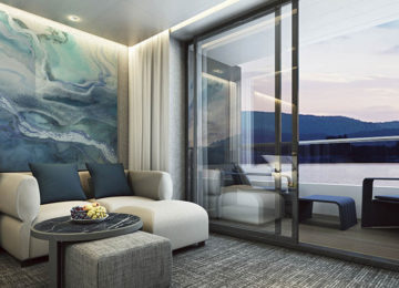 2 Scenic Eclipse – Verandah Suite Living Area © Scenic Cruises