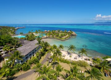Ansicht von oben ©InterContinental Resort Tahiti