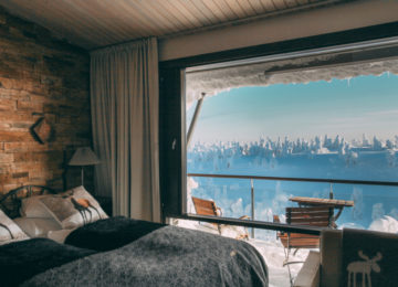Ruka Peak Boutique Hotel Finnland Lappland,Blick aus dem Zimmer