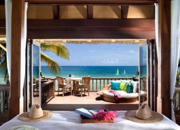 Luxus Villa mit Blick auf den Ozean ©Necker Island