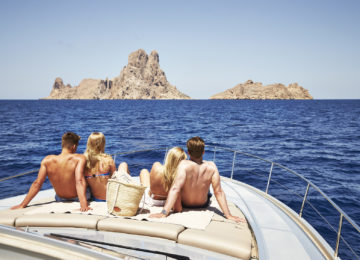 Luxusresort Seven Pines Ibiza und Pershing Yachts ©7Pines Resort Ibiza