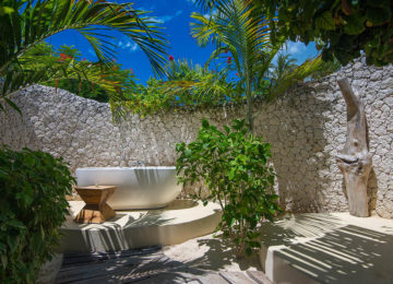 Badewanne ©Sansibar White Sand Luxury Villas & Spa
