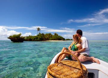 Auf dem Weg zur Privatinsel ©Jean-Michel Cousteau Resort Fiji