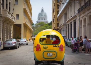 Ausffug im Coco-Taxi Havanna © Tourcom Cuba