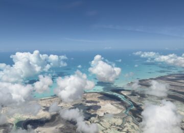 Bahamas Islands from above 4