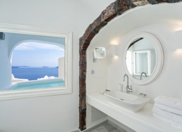 Superior Suite Badezimmer ©Canaves Oia Suites