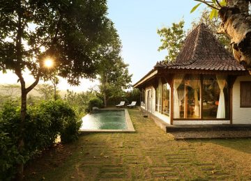 Executive Pool Villa Außenansicht ©Plataran Borobudur Resort&Spa
