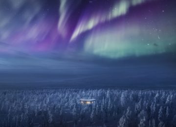 Exterior©Octola Wilderness Lodge Finnland Lappland