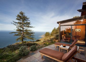Hotel Post Ranch Inn Big Sur Terrasse Cliff House © Post Ranch Inn