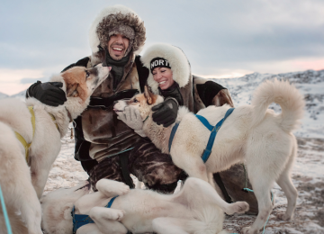 Hundeschlitten ©Nomad Greenland Disko Bay