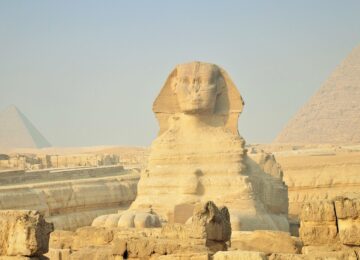 Ägypten, Wüste, Ägyptischer Tempel