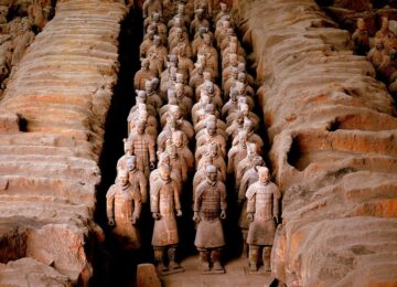 Terrakotta, Krieger, China, Asien