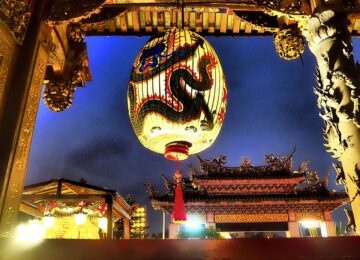 Laterne, Taiwan, Taipei, Asien