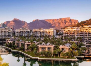 Sonnenuntergang Tafelberg Kapstadt, One&Only Cape Town, Luxushotel, Südafrika