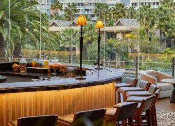 Luxus Bar Aussicht Tafelberg, One&Only Cape Town, Luxushotel, Südafrika