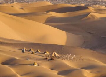 Dune Camp, Paracas, Peru, Südamerika