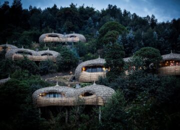 Bisate Lodge, Volcanoes National Park, Ruanda, Afrika