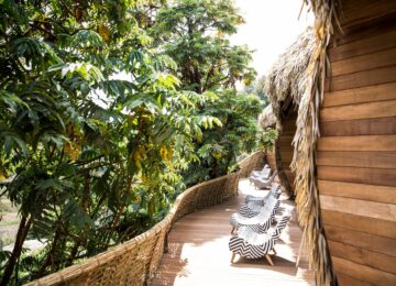 Bisate Lodge, Volcanoes National Park, Ruanda, Afrika
