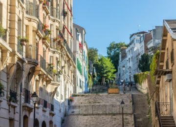 Immeubles Montmartre Marches©Paris