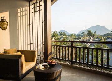 Karst Discovery Suite- View © Banyan Tree Yangshuo