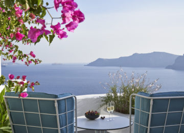 Master Suite Terrasse mit Meerblick ©Katikies Kirini Santorini
