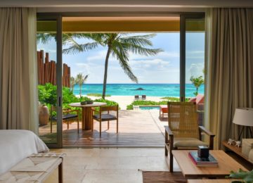 Luxus Schlafzimmer mit Ozeanblick ©Rosewood Mayakoba