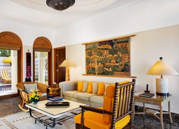 Royal Suite Living room ©The Oberoi Sahl Hasheesh
