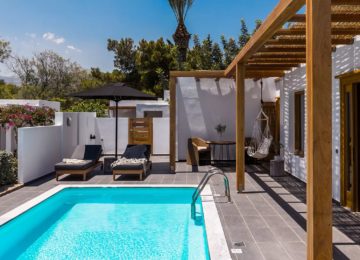 Villa mit privatem Pool ©Minos Beach Art Hotel