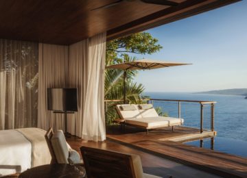 Luxus Schlafzimmer mit Blick auf den Ozean ©One&Only Mandarina