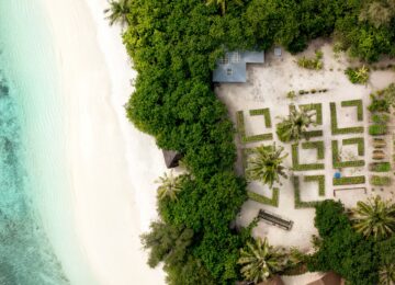 5★ Six Senses Kanuhura Organic_Garden_aerial