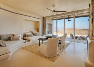 Six Senses Shaharut Panorama_Pool_Villa-living_room