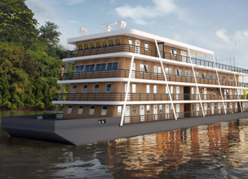 Passenger Ship Ducret Congo - Exterior - Print copy