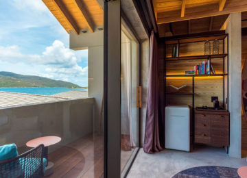 Blick aus dem Zimmer ©Saba Rock Island Resort