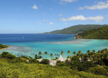 Ansicht von oben ©Rosewood Little Dix Bay