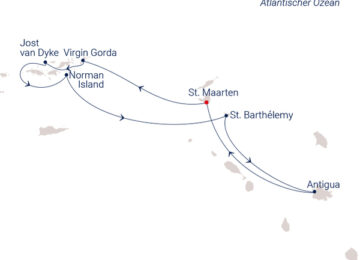 Route Karibische Segelträume Auf Der Sea Cloud Spirit