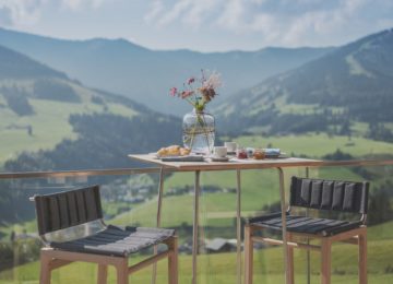 Senhoog Chalet GipfelKreuzLiebe©Ausblick Balkon