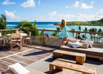 Terrasse mit Blick auf den Ozean ©Le Sereno Hotel