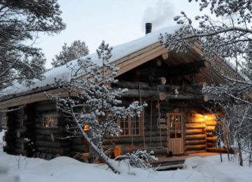 Hütte ©Engholm Husky Lodge
