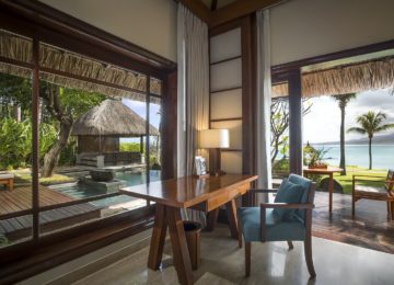 Villa mit Pool und Meerblick ©Shanti Maurice