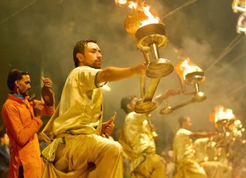 Varanasi Arti Zeremonie