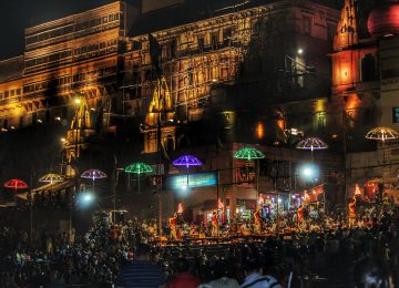 Varanasi Ganges Arti Zeremonie