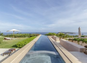 Pool mit Blick auf den Ozean ©Mustique Villa Paraiba