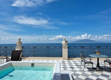 Terrasse mit Meerblick ©Hotel Bellevue Syrene, Sorrent