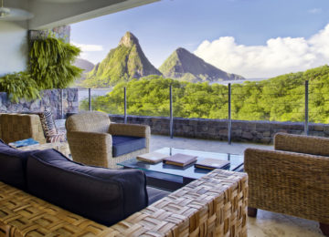 Luxus Schlafzimmer ©Jade Mountain Resort