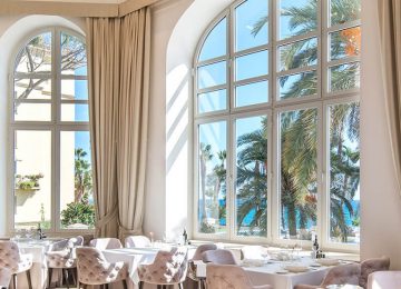 Luxushotel Malaga 5* Gran Hotel Miramar Restaurant mit Meerblick