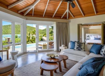 Living area ©Rosewood Little Dix Bay