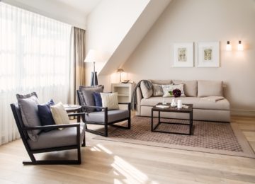 Maisonette Junior Suite wohnbereich ©Severin’s Resort & Spa Sylt